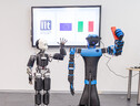 I robot italiani, iCub3 e AlterEgo dell’Istituto Italiano di Tecnologia (Iit), finalisti nella sfida mondiale degli avatar (fonte: Istituto Italiano di tecnologia - IIT) (ANSA)