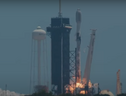 Il lancio del Falcon 9 con 53 satelliti Starlink, del 17 giugno 2022 (fonte: SpaceX) (ANSA)