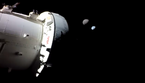 Dalla distanza record di quasi 435mila chilometri, la capsula Orion della missione Artemis 1 della Nasa ha trasmesso delle incredibili immagini in HD della Luna e del nostro pianeta (Fonte: NASA) (ANSA)