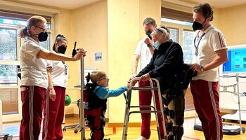 Al San Raffaele di Roma il primo esoscheletro per bambini (ANSA)