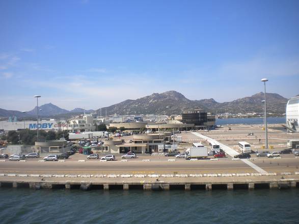 Una veduta del porto di Olbia