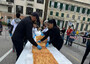A Genova la focaccia più lunga mondo, 352 metri 