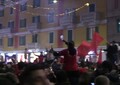 Mondiali, fuochi d'artificio e cori per la vittoria del Marocco