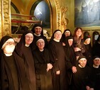 Le monache di clausura del monastero di Santa Rita da Cascia (ANSA)
