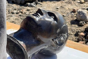 24 bronze statues discovered durind excavations in San Casciano dei Bagni (ANSA)