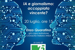 IA e giornalismo: intervento di Enzo Quaratino (ANSA)
