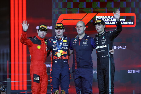 F1: Verstappen vince ad Abu Dhabi, 2/a la Ferrari di Leclerc