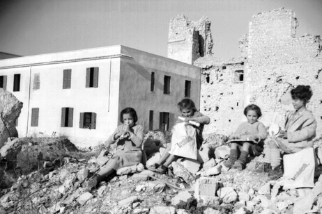 La città di Cassino dopo i bombardamenti
