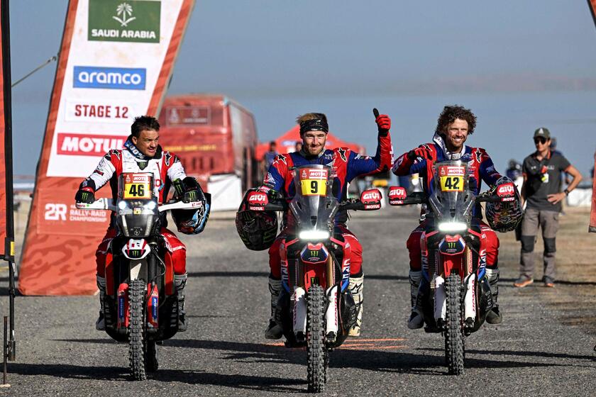 Dakar: moto, l 'americano Brabec e la Honda trionfano © ANSA/AFP