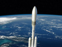 Rappresentazione grafica del nuovo lanciatore europeo Ariane 6 (fonte: ESA-D. Ducros, 2012) (ANSA)