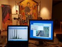 Analisi di spettroscopia di fluorescenza a raggi X su la Maestà di Santa Maria dei Servi (fonte: G. Sciutto, Alma Mater Studiorum - Università di Bologna) (ANSA)