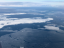 Veduta aerea del ghiaccio marino (fonte: Federico Scoto) (ANSA)