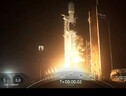Il lancio del Falcon 9 con 52 satelliti Starlink (fonte: SpaceX) (ANSA)