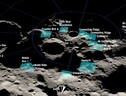La mappa completa della 13 regioni del Polo Sud  lunare nelle quali potrebbero tornare  gli astronauti (fonte: NASA) (ANSA)