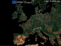 Una delle immagini di Copernicus sulla siccità in Europa nell'estate 2022 (fonte: Copernicus) (ANSA)