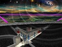 Rappresentazione artistica del futuro Einstein Telescope, destinato a catturare le onde gravitazionali (fonte: ET) (ANSA)