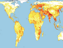 La cartina illustra le aree del mondo nelle quali è maggiore il livello di superamento dei limiti considerati sicuri per il sistema Terra (fonte: FutureEarth / Earth Commission / Lade et al., 2023) (ANSA)
