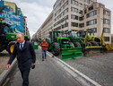 Al via la smobilitazione dei trattori a Bruxelles (ANSA)