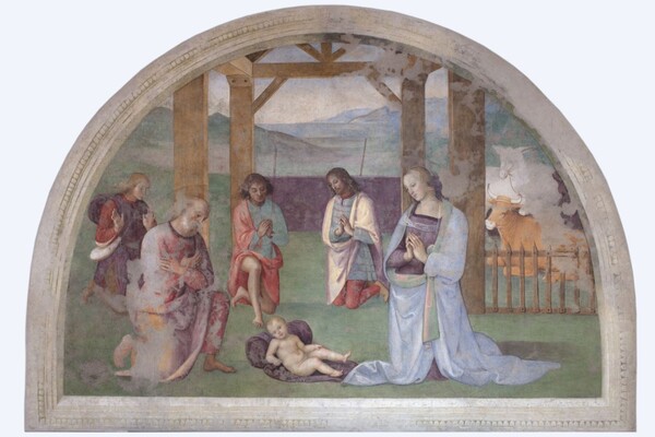 L'Adorazione dei pastori del Perugino, concluso il restauro © ANSA
