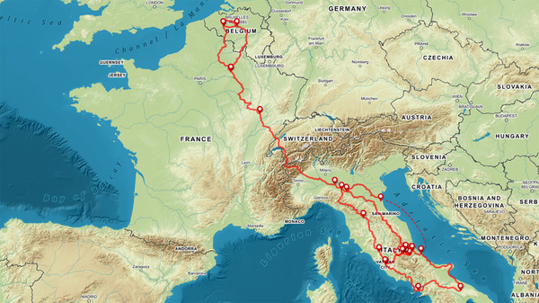 Seimila km da Napoli al Belgio, il cammino Margherita d'Austria © ANSA