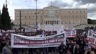 Atene, nuova manifestazione dopo l'incidente ferroviario (ANSA)