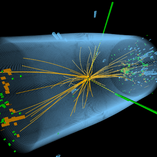 Rappresentazione degli scontri fra particelle che hanno permesso di scoprire il bosone di Higgs (fonte: CERN)