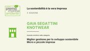 Premio Impresa Ambiente, Segattini: 'Nel 2022 raggiunto 97% materie prime riciclabili'