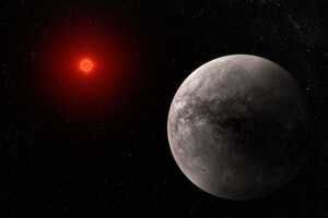 Rappresentazione artistica del pianeta Trappist-1b, finora considerato un possibile sosia della Terra (fonte: ESA) (ANSA)