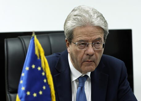Il Commissario Ue per gli Affari economici Paolo Gentiloni © EPA