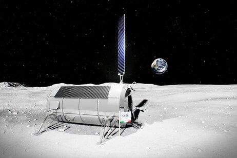 Rendering of the lunar haitation module from Italy (credit: TAS)