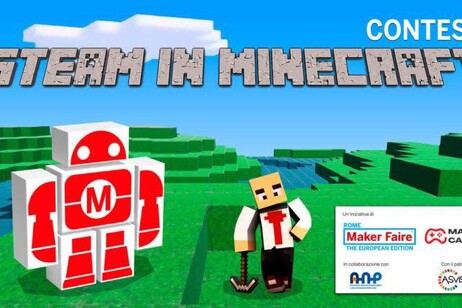 Prorogati i termini per partecipare a ‘Steam in Minecraft’, il contest sulla transizione ecologica per le scuole (fonte: Maker Faire)