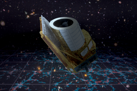 Euclid sta affrontando un problema comune ai veicoli che operano nel freddo gelido dello spazio (fonte: ESA/Euclid/Euclid Consortium/NASA. Background galaxies: NASA, ESA, and S. Beckwith (STScI) and the HUDF Team)