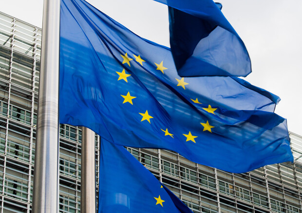EU flag bandiera europea berlaymont europa ue - fonte: EC (foto: Ansa)