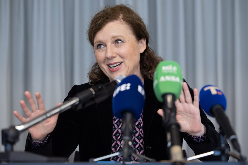 Intervista alla vice presidente della Commissione europea, Vera Jourova © ANSA/Benoît Doppagne/belgaimage
