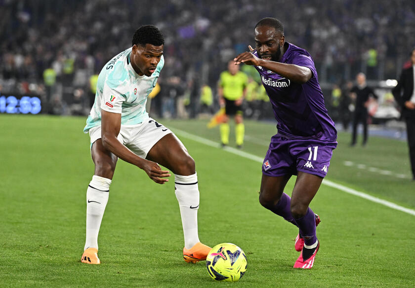 Soccer: Coppa Italia Final, Fiorentina-Inter - RIPRODUZIONE RISERVATA