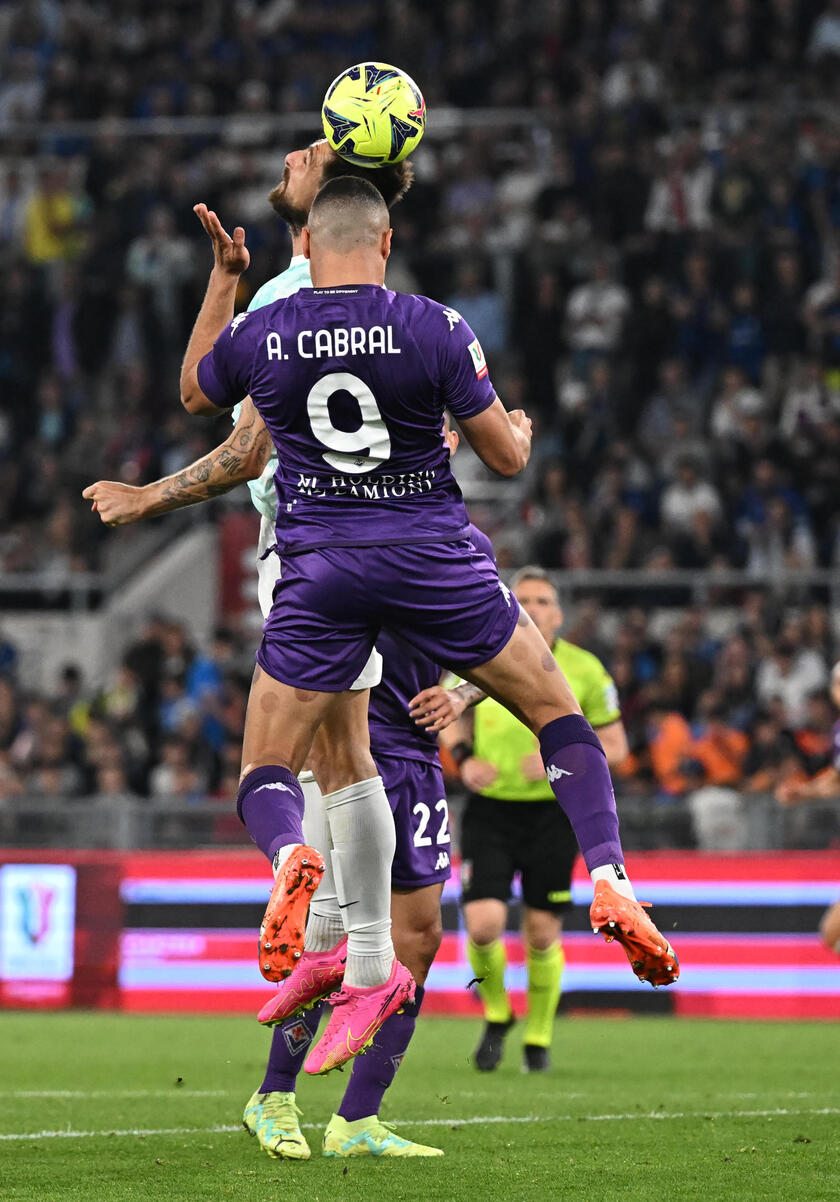 Soccer: Coppa Italia Final, Fiorentina-Inter - RIPRODUZIONE RISERVATA