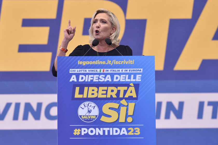 Le Pen, noi in Francia e Lega in Italia lottiamo per libertà - RIPRODUZIONE RISERVATA