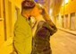 Il bacio tra Saman Abbas e il suo fidanzato, da lei postato sui social tra la fine del 2020 e l'inizio del 2021 (ANSA)