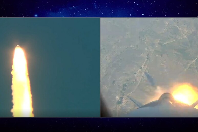 Fallito il lancio della missione NS-23 della New Shepard (fonte: Blue Origin) - RIPRODUZIONE RISERVATA