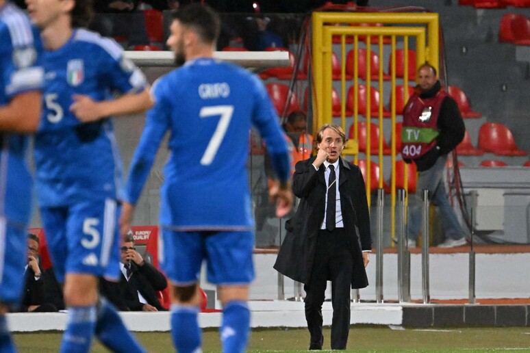 Mancini:  'Potevamo fare meglio, chiamerò altri oriundi ' © ANSA/AFP