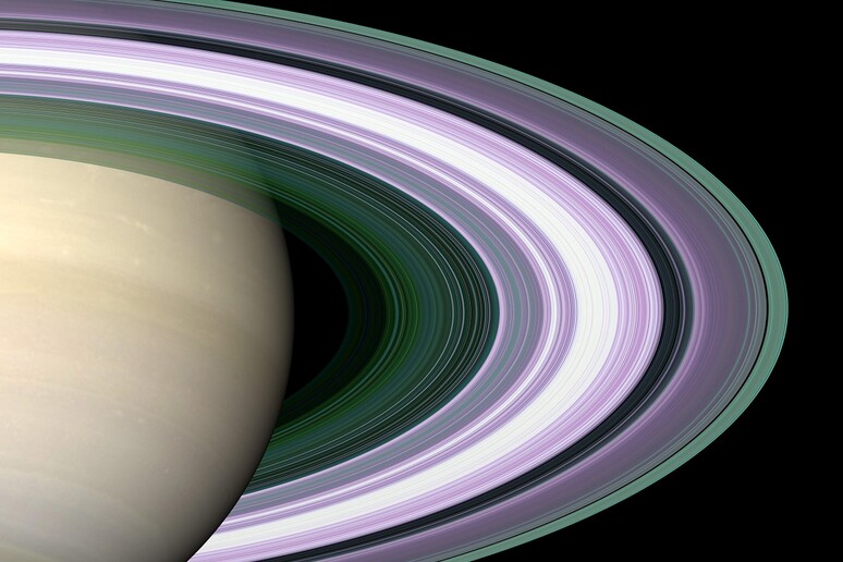 Gli anelli di Saturno sono più giovani del previsto (fonte: Nasa/Jpl) - RIPRODUZIONE RISERVATA
